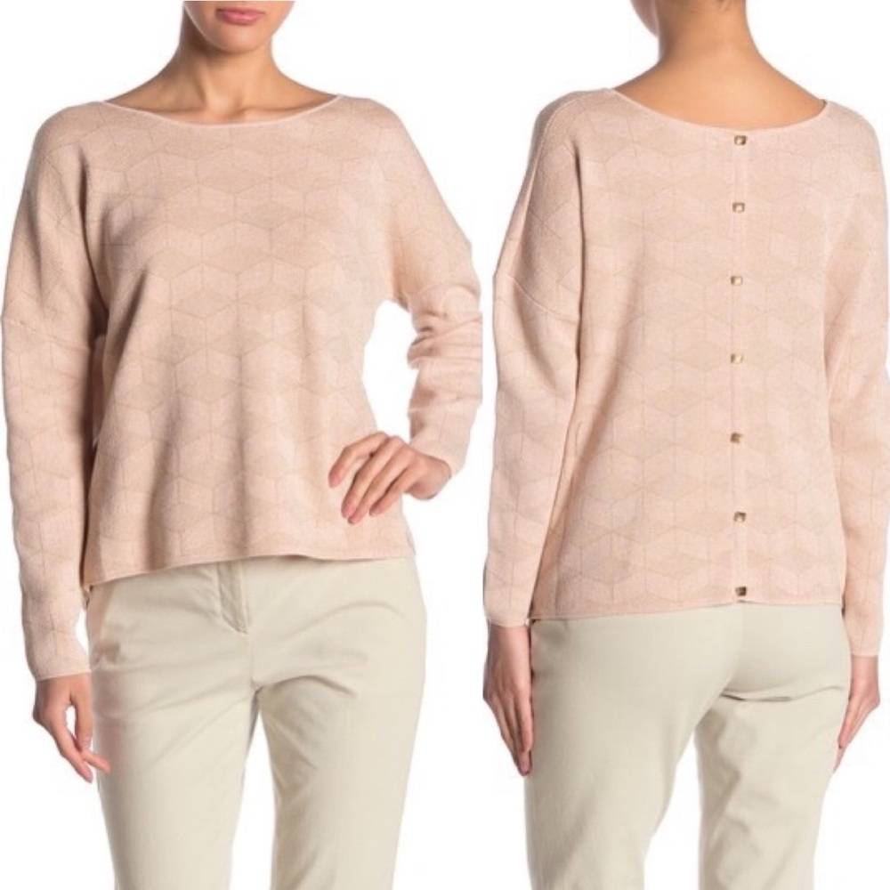 FRNCH  Knit Pink Sweater M